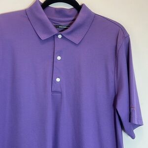 Greg Norman Lavender PlayDry Golf Shirt